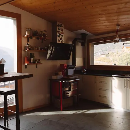 Charming House With View Of The Rhone Valley Tatil Evi Ollon